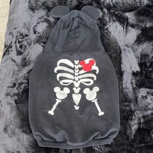 Disney Black skeleton hoodie for dogs